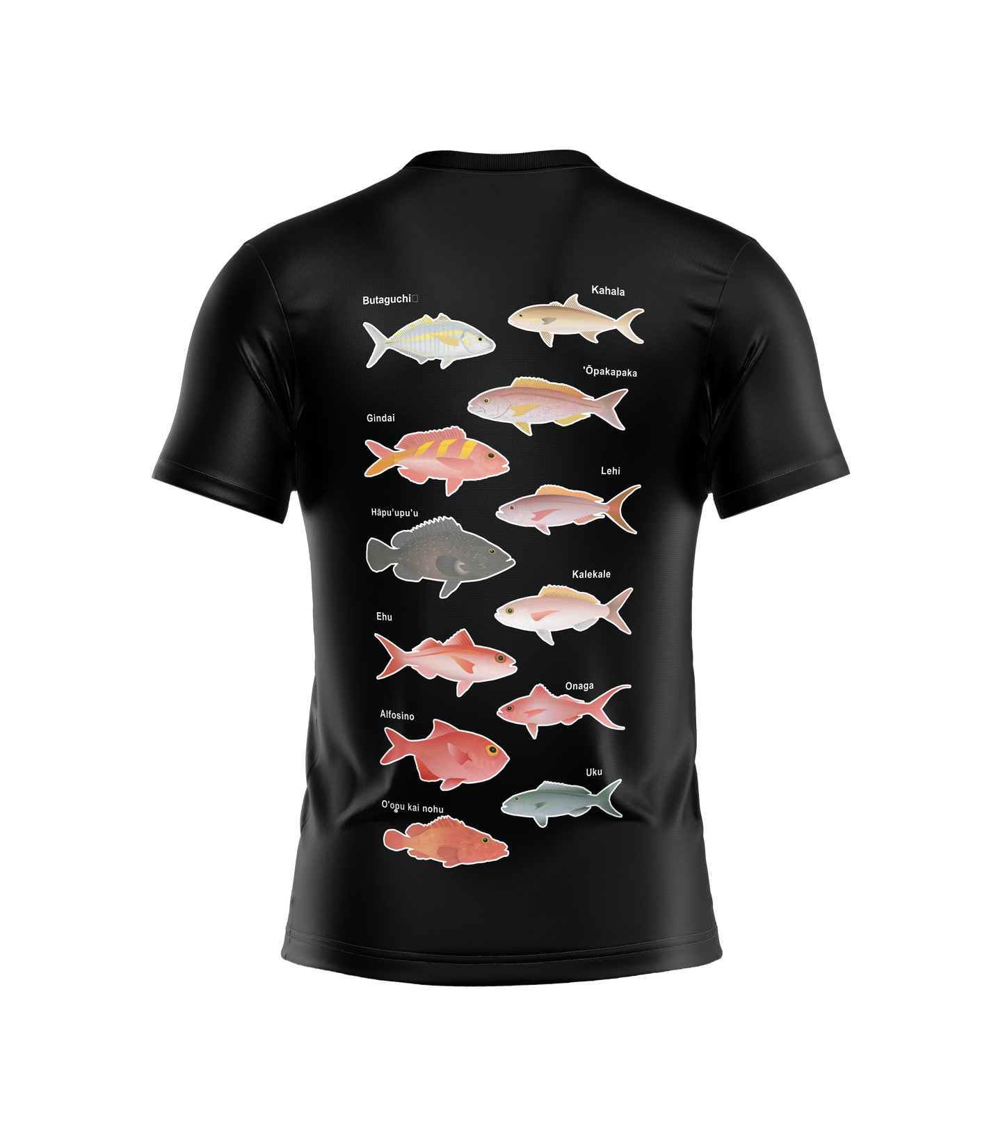 Deep Bottom Fishes Dri Fit T-Shirt (Adult/Keiki)