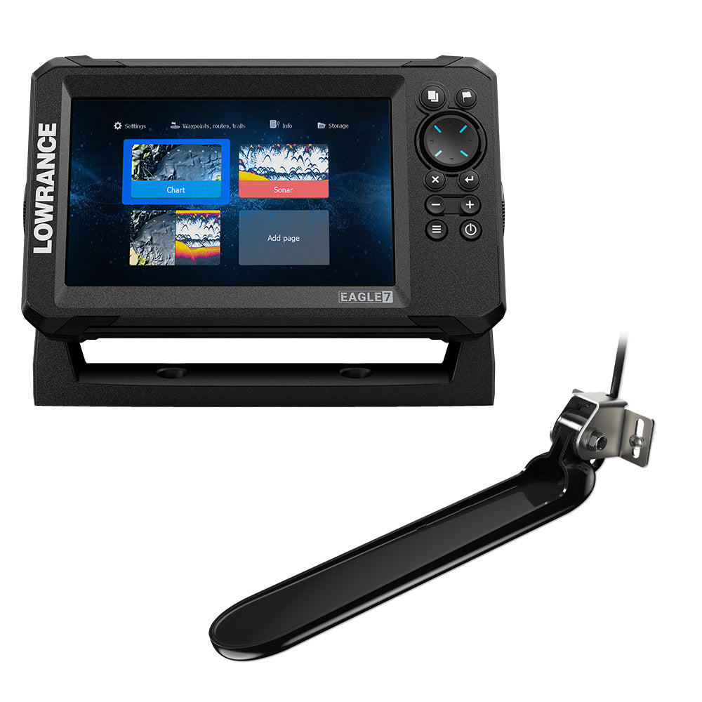 Lowrance Eagle 7 withTripleShot Transducer & U.S. Inland Charts