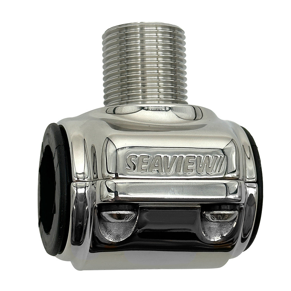 Seaview 316 Stainless Steel Antenna Rail Mount - 1in - 1-1/4in Rails | SendIt Sailing