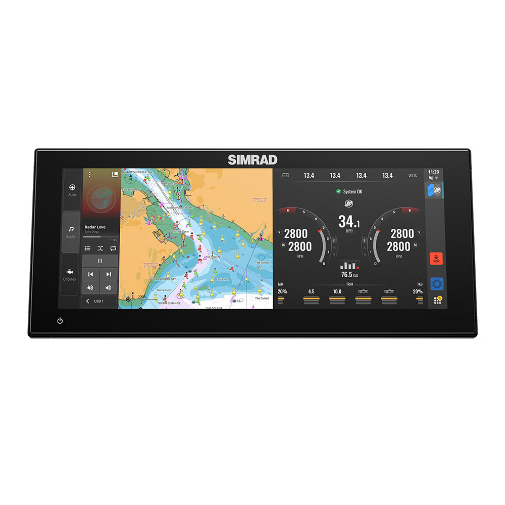 Simrad NSX 3012UW Combo with Active Imaging 3-in-1 Transducer