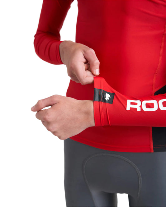 Rooster JUNIOR Rash Top (Long Sleeved) - RED