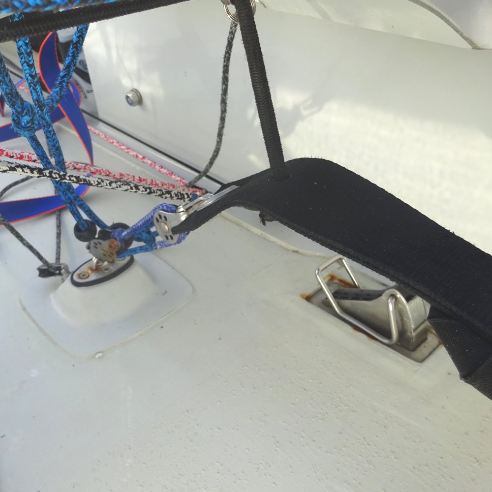 Rooster Pro Plus Padded Toestrap 1050mm - Eye to Screw Fixing | SendIt Sailing