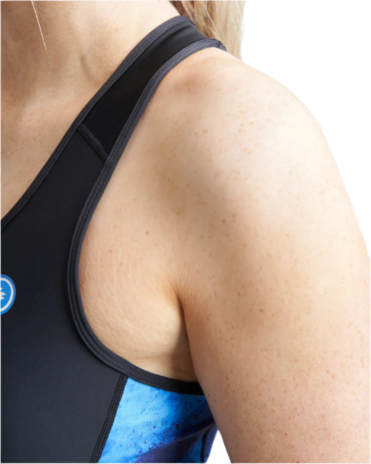 Rooster Womens Sports Bra/Bikini Top - AZURE