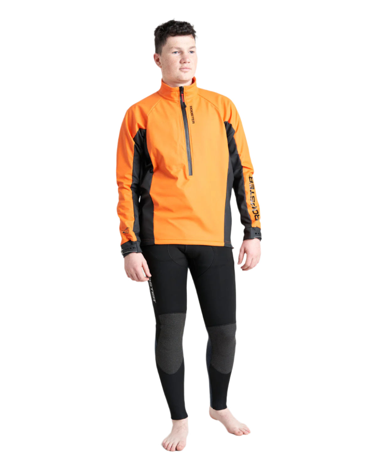 Rooster Active Aquafleece Top - ORANGE