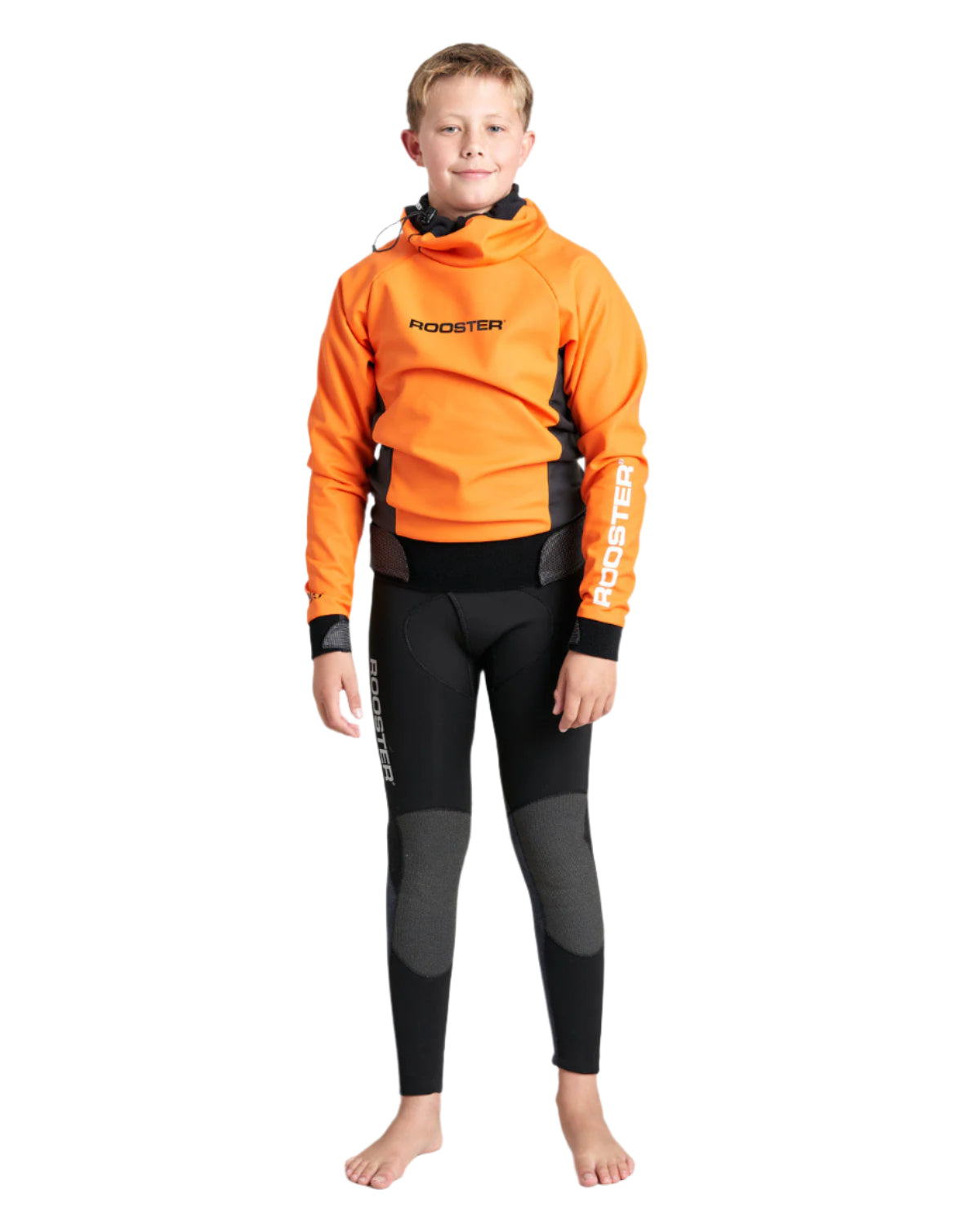 Rooster JUNIOR Pro Lite Aquafleece Top - Unisex - ORANGE