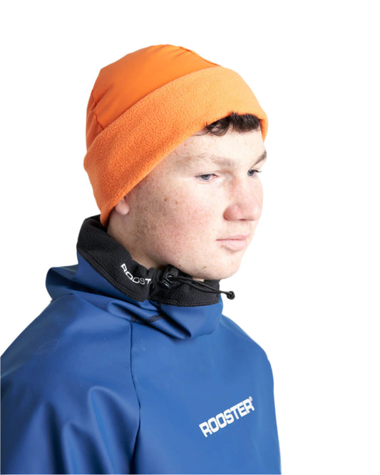 Rooster Aquafleece Beanie - ORANGE