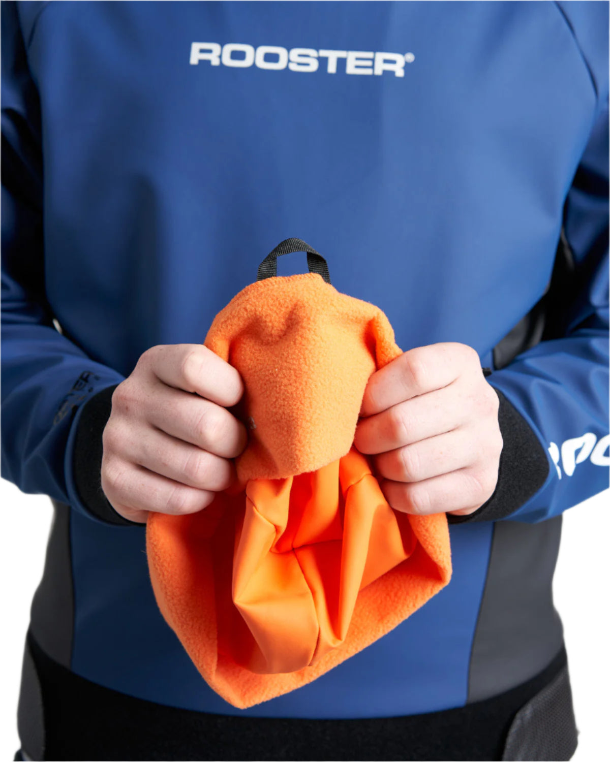 Rooster Aquafleece Beanie - ORANGE