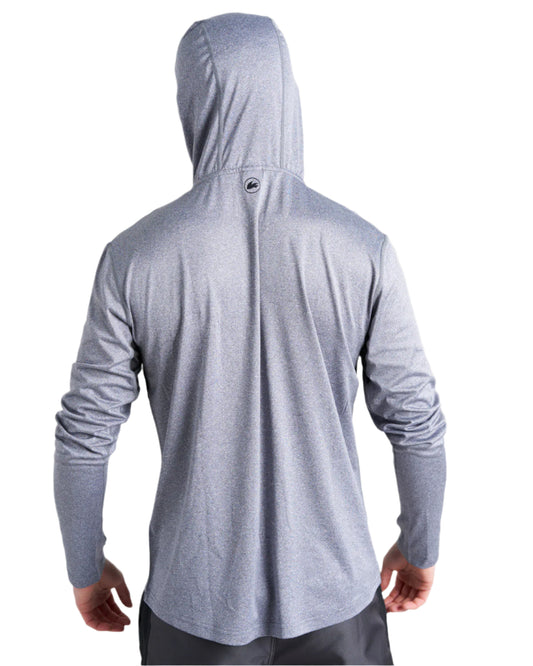 Rooster Hooded Quick Dry UVF 50+ Tech T-Shirt Long Sleeved