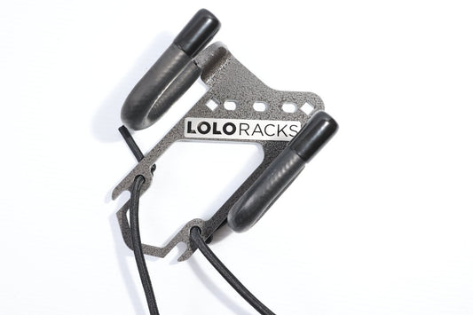 L-track compatible single bike carrier
