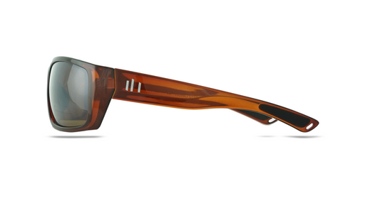 Teton | Amber Stripe | Polarized Brown Lens
