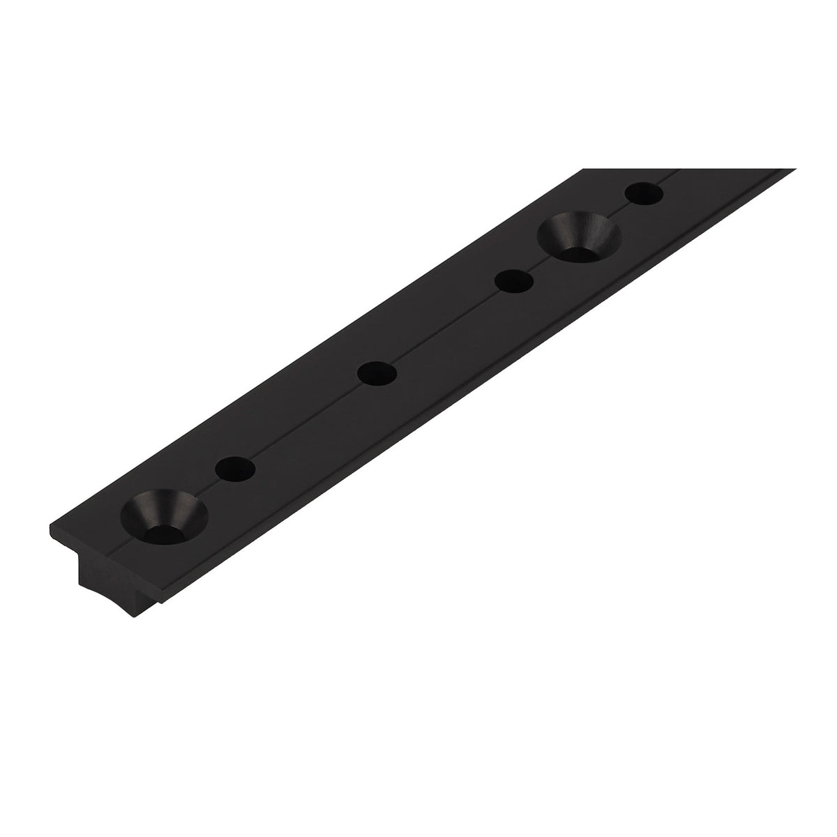 Schaefer T-Track, 1in x 1/8in (25 x 3mm), 2ft(.6m), Black | SendIt Sailing
