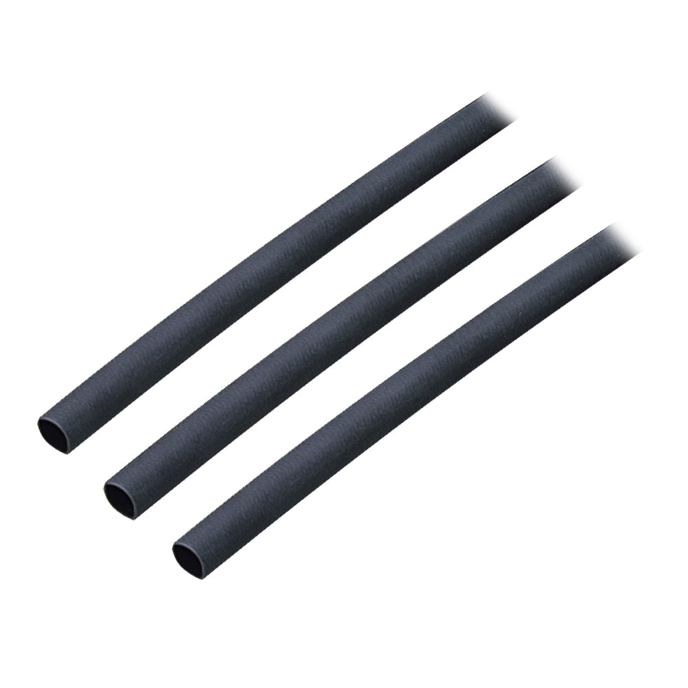 Ancor Adhesive Lined Heat Shrink Tubing (ALT) - 3/16in x 3in - 3-Pack - Black