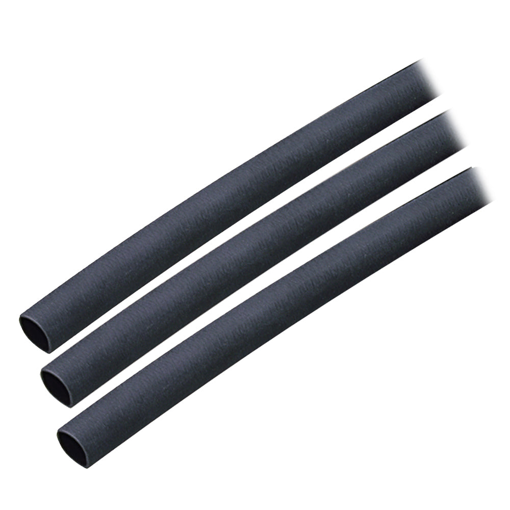 Ancor Adhesive Lined Heat Shrink Tubing (ALT) - 1/4in x 3in - 3-Pack - Black