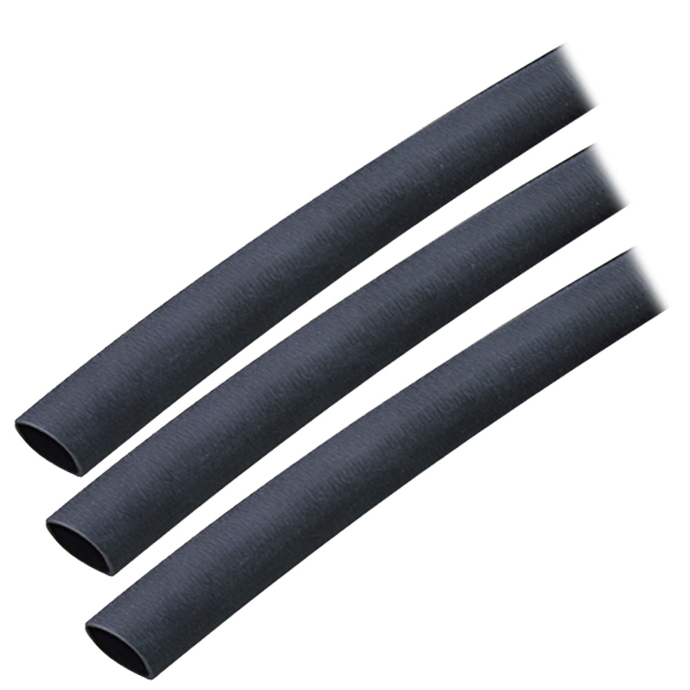 Ancor Adhesive Lined Heat Shrink Tubing (ALT) - 3/8in x 3in - 3-Pack - Black
