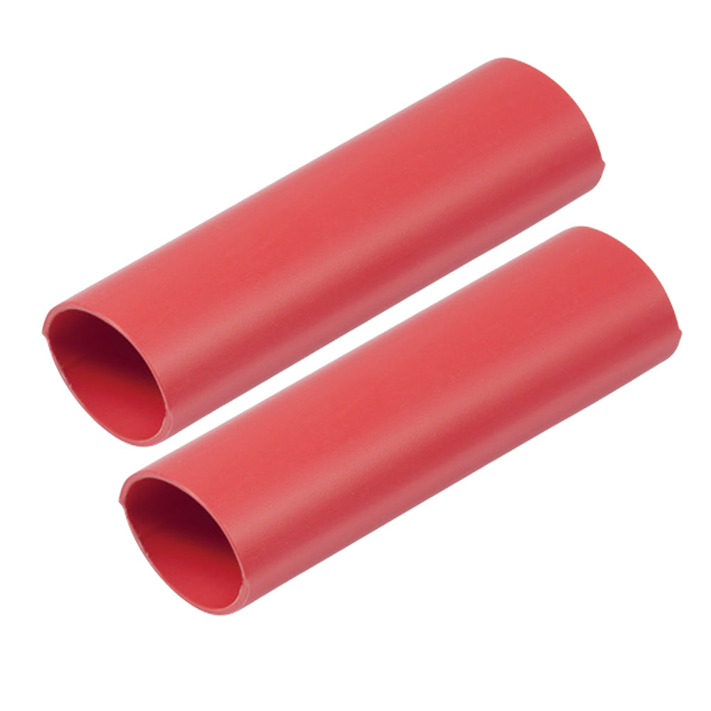 Ancor Heavy Wall Heat Shrink Tubing - 1in x 12in - 2-Pack - Red
