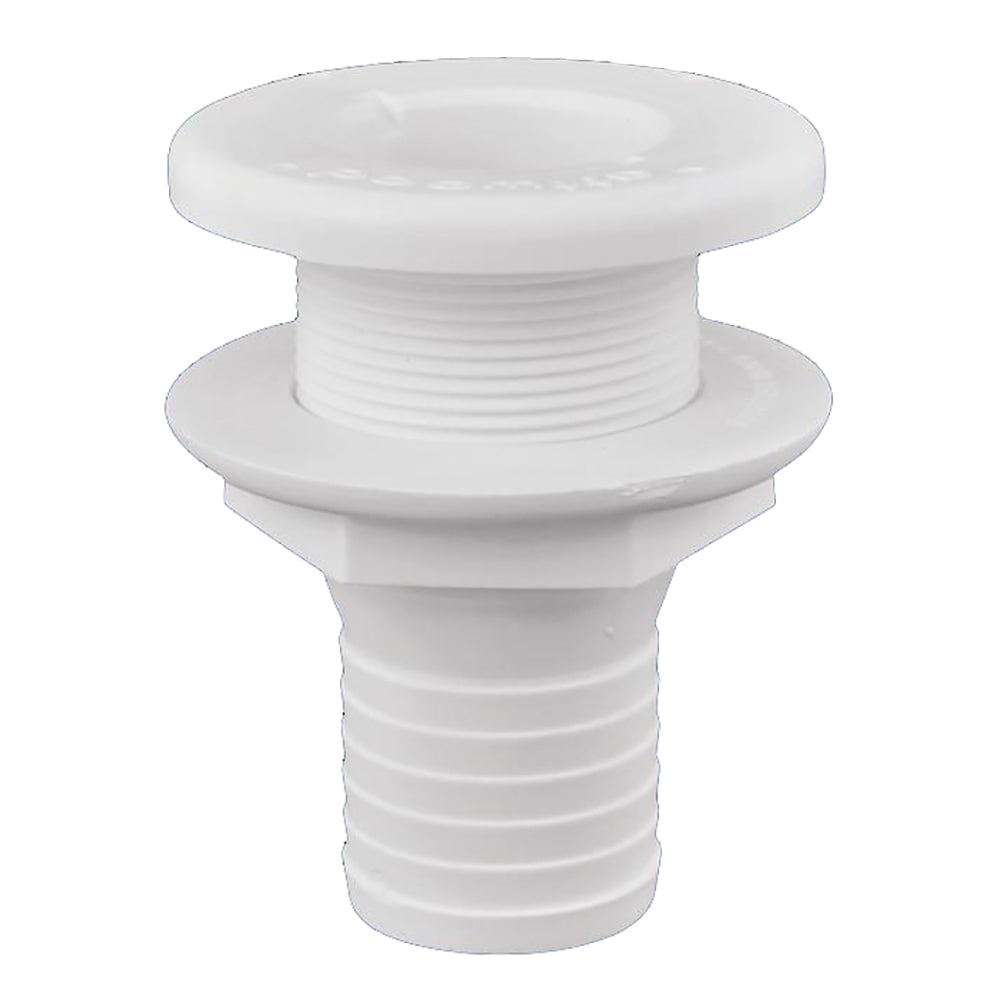 Attwood Plastic Thru-Hull Fitting - 1-1/2in - White