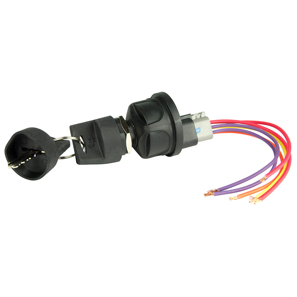 BEP 4-Position Sealed Nylon Ignition Switch - Accessory/OF for Ignition & Accessory/Start