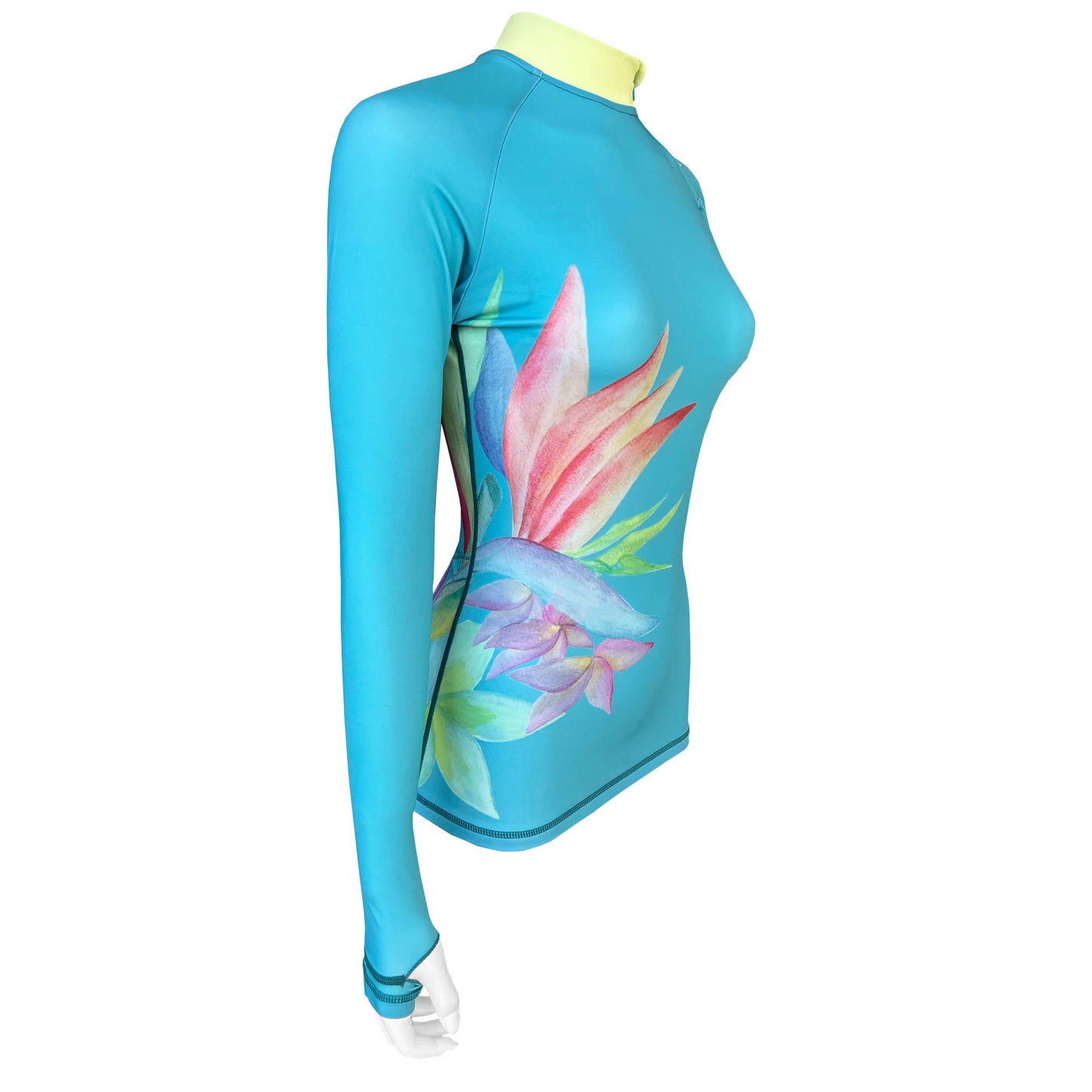 Long Sleeve Rash Guard for Women UPF 50+ | Art - Lotus
