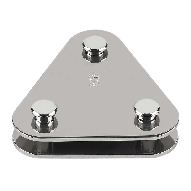 Schaefer Triangle Plate, Stepped, 3/8in-5/16in (10-8mm) | SendIt Sailing