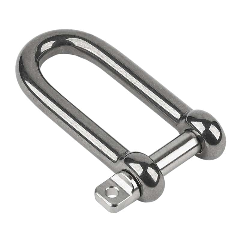 Schaefer Long D Shackle, 1/4in (6mm) Pin | SendIt Sailing