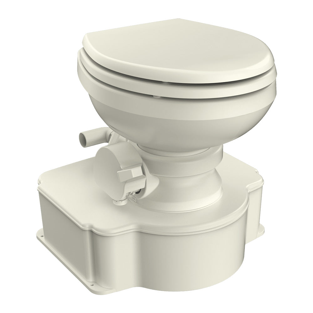 Dometic Bone M65 Marine Gravity Toilet - Elongated Seat Size with Foot Pedal