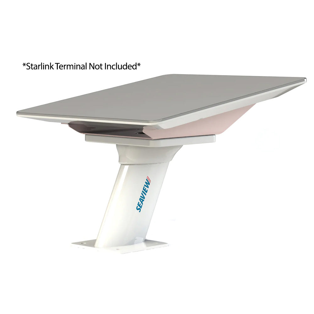 Seaview Starlink High Performance 10in Pedestal Mount with ADASTLKA Starlink Top Plate | SendIt Sailing