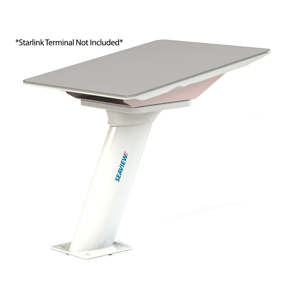 Seaview Starlink High Performance 16in Pedestal Mount with ADASTLKA Starlink Top Plate | SendIt Sailing