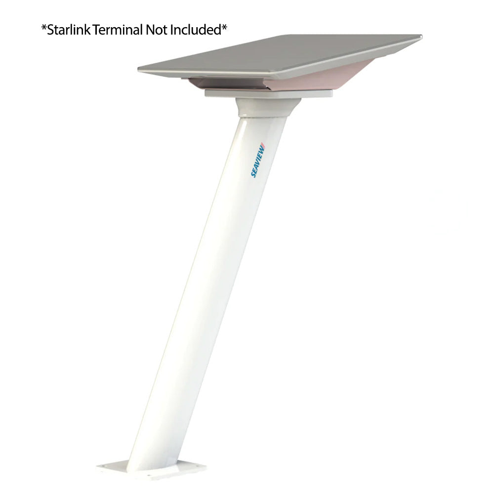 Seaview Starlink High Performance 36in Pedestal Mount with ADASTLKA Starlink Top Plate | SendIt Sailing