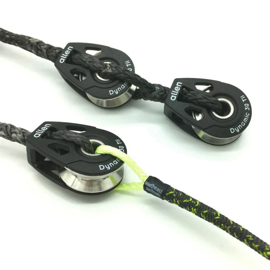 Allen 30mm Tie On Block High Load Sheave with Soft Shackle
