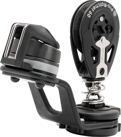 Allen Compact Mainsheet Jammer Arm with Swivel Cleat And Block