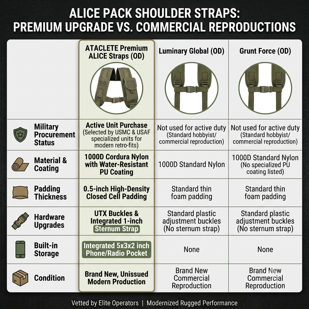 GI OD ALICE Pack Shoulder Strap Set