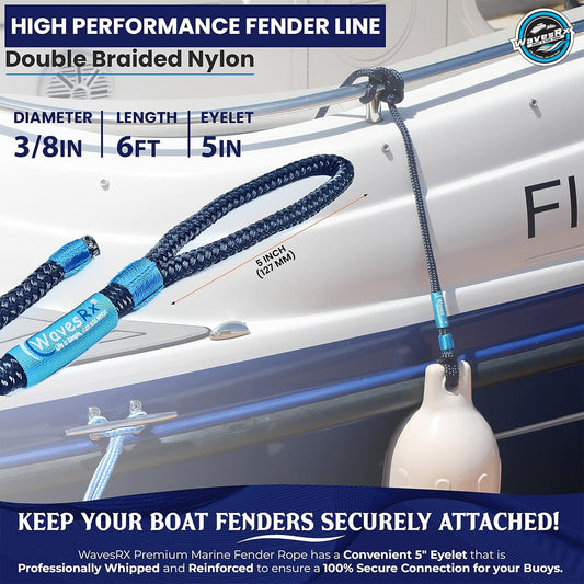 3/8” X 6’ FENDER LINES