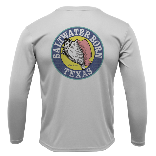 Texas Flag Boy's Long Sleeve UPF 50+ Dry-Fit Shirt