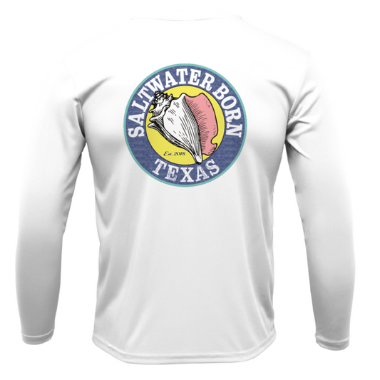 Texas Flag Boy's Long Sleeve UPF 50+ Dry-Fit Shirt