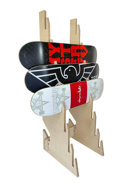 The Cascade Skateboard Floor Display Rack