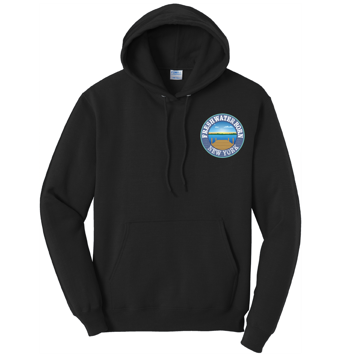 New York Freshwater Born Men's "All For Rum and Rum For All" Cotton Hoodie