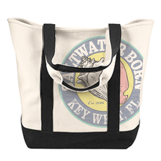Saltwater Born Canvas Tote