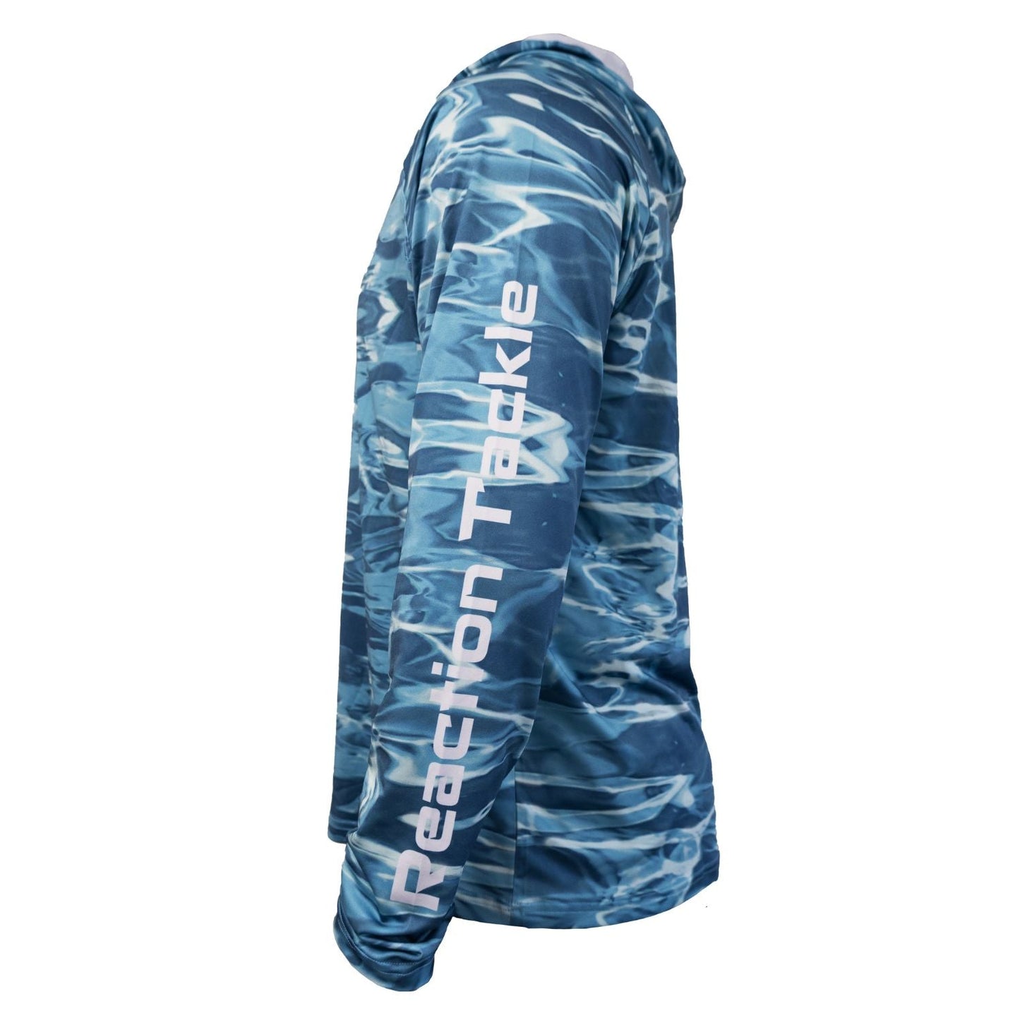 Reaction Tackle SPF UPF 50+ Long Sleeve Hooded Fishing Shirt