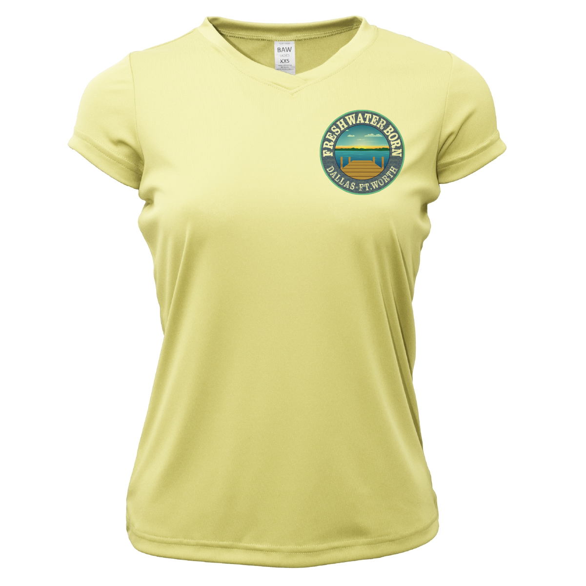 DFW, TX Freshwater Born "All For Rum and Rum For All" Women's Short Sleeve UPF 50+ Dry-Fit Shirt