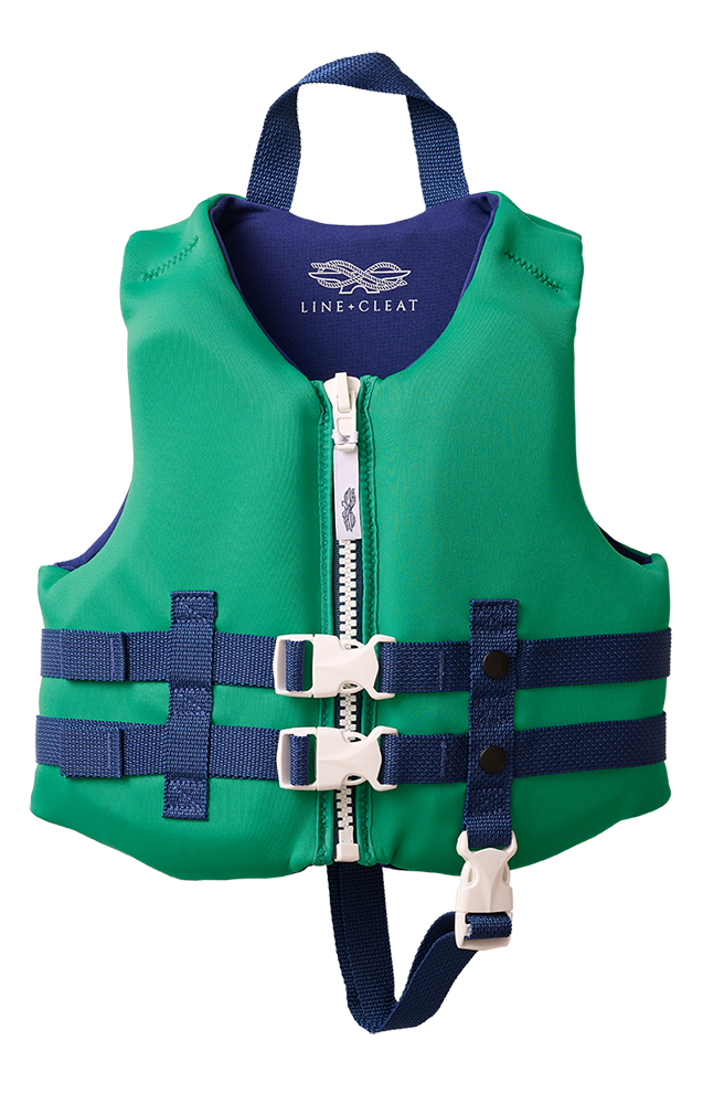 Green USCG Life Jacket (30-50 lbs) – SendIt Sailing