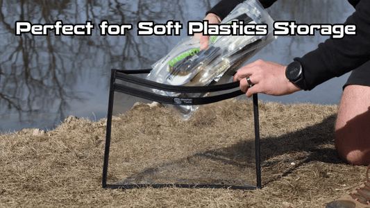 Reaction Tackle Clear Storage Bag Tackle Pak - Water-Resistant Plastic Storage - New