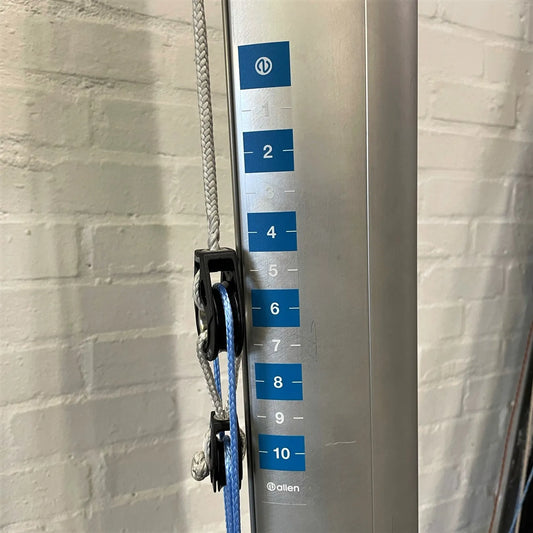 Allen Large Calibration Sticker 1 To 10 In 3Cm Increments. 1 Sheet