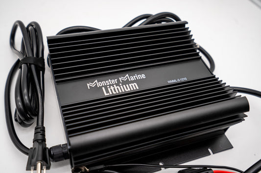 2 Bank Lithium/AGM/Lead Marine Waterproof Battery Charger