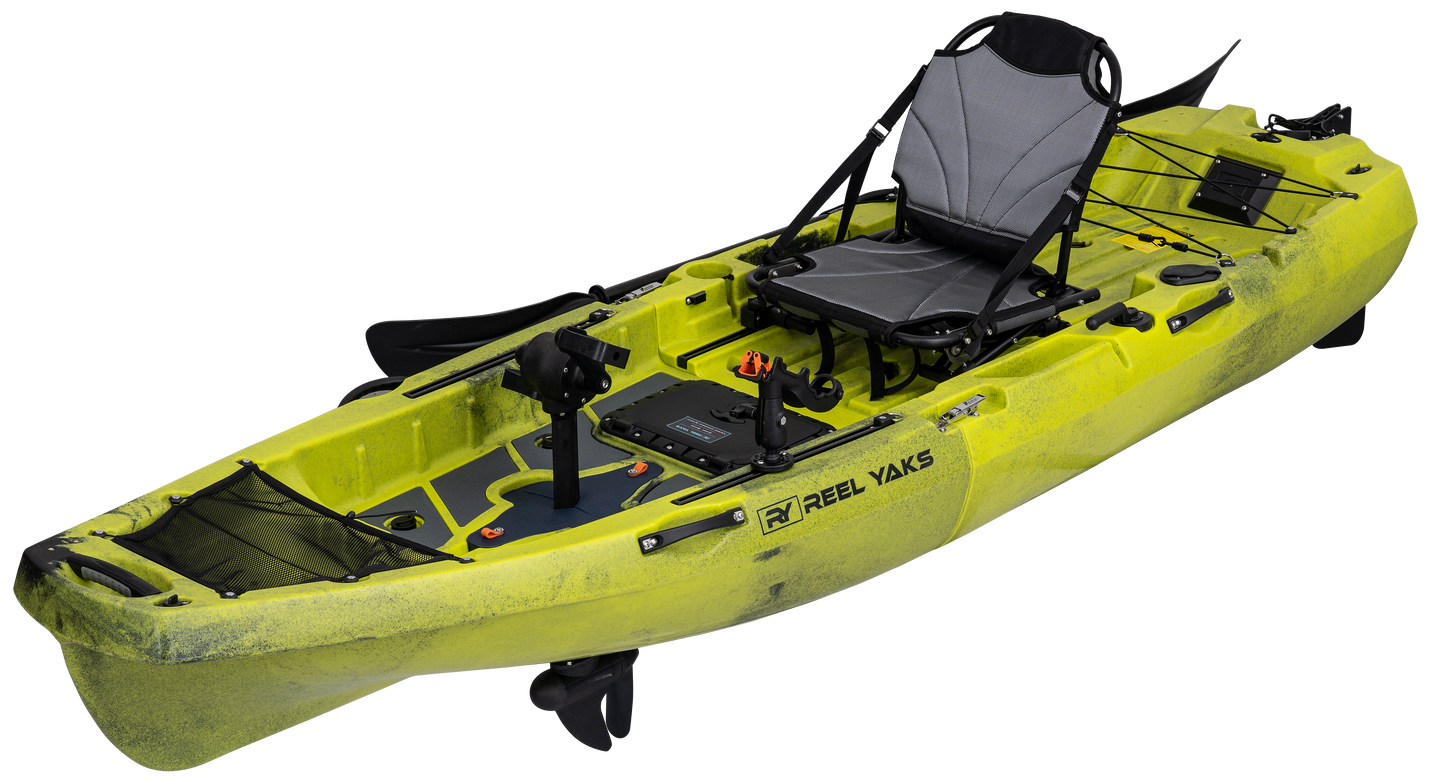 10ft Radar Modular Propeller Drive Pedal Fishing Kayak | 430lbs Capacity | 2 Piece