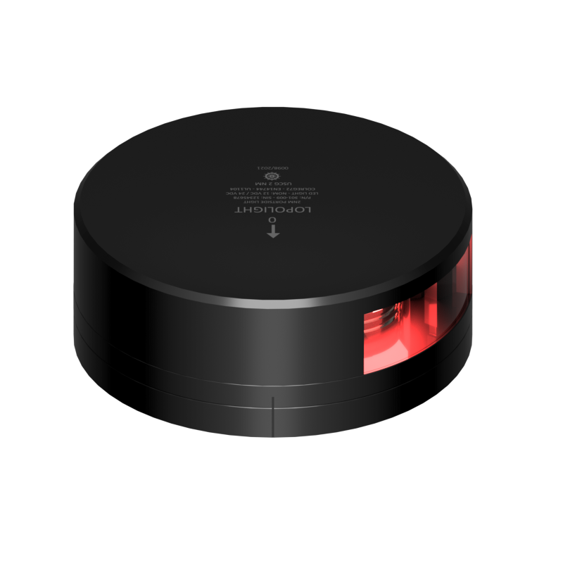 Lopolight 2nm Port Black with FB Base | SendIt Sailing