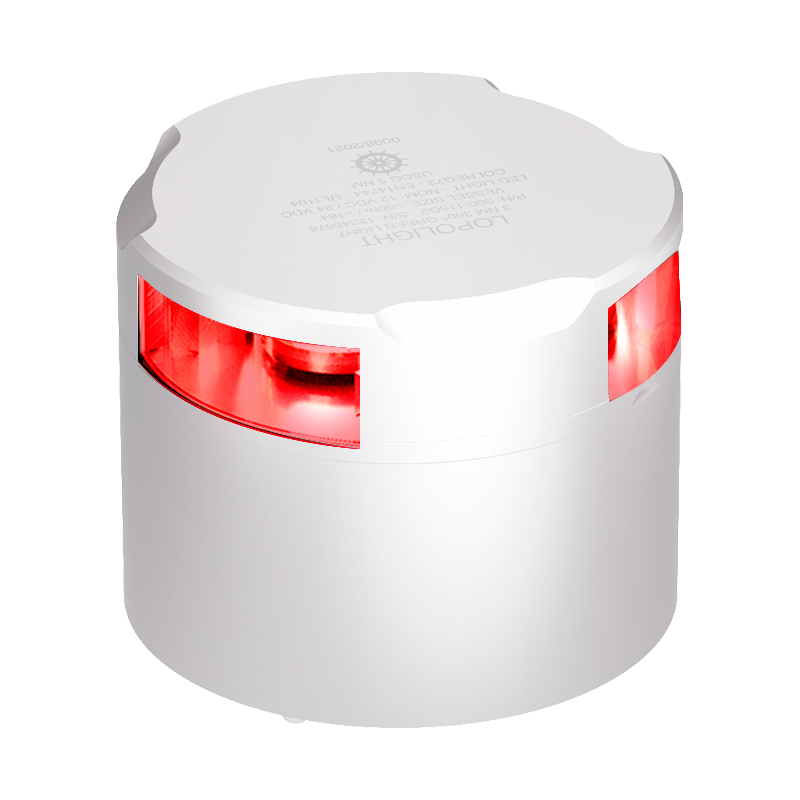 Lopolight 3nm 360 Degree Red White Ceramic Coated | SendIt Sailing