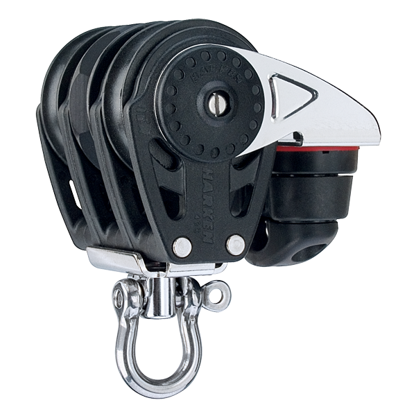 Harken 40mm Triple Ratchet Block Swivel, Cam Cleat | SendIt Sailing