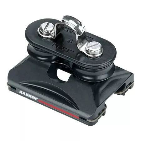 Harken Small Boat Captive Ball Car with Fixed Sheaves - No Wire | SendIt Sailing
