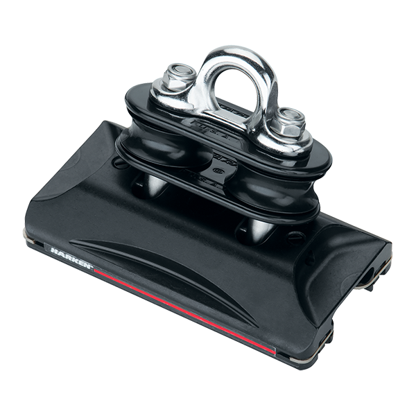 Harken Small Boat High Load Captive Ball Car with Pivoting Sheave and Eyestrap | SendIt Sailing