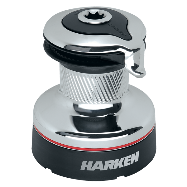 Harken 35 Self-Tailing Radial Chrome Winch - 2 Speed | SendIt Sailing